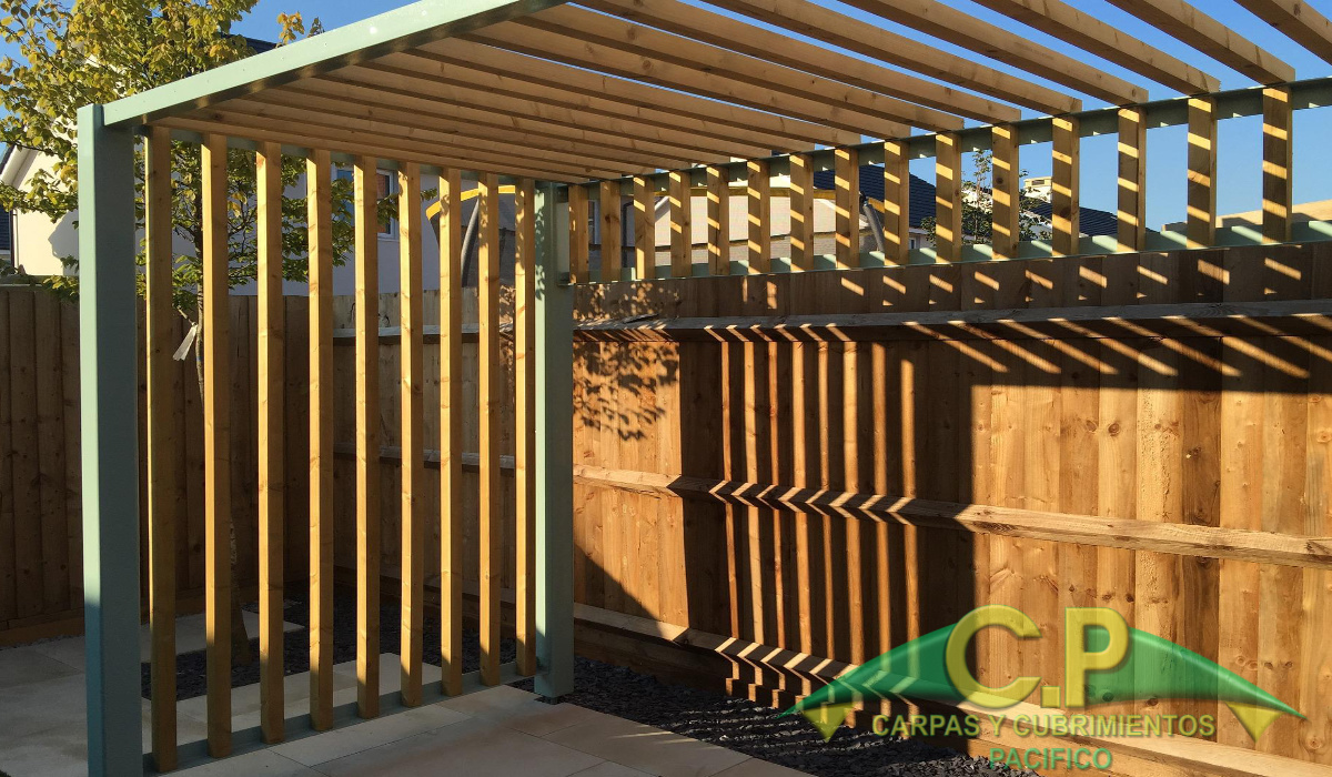 pergola madera